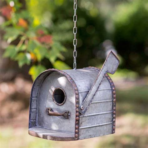 Metal Bird Mailbox 